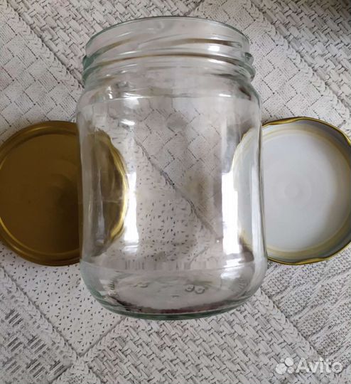 Банка с крышкой. Новые. Набор 20+20 для автоклава