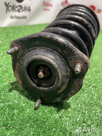 Амортизатор с рычагами продольными