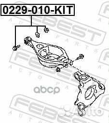 Болт с эксцентриком (ремкомплект) 0 0229010KIT