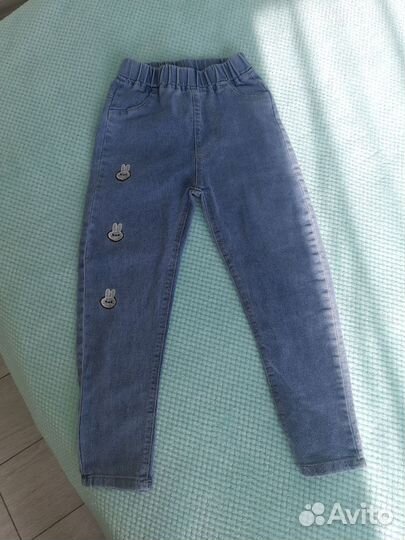 Джинсы брюки для девочки 120