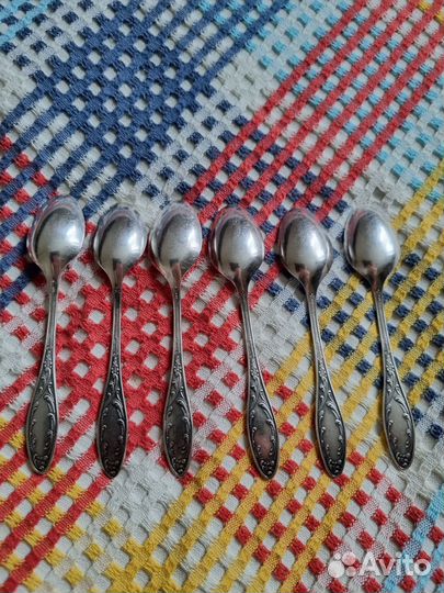 Кофейные, чайные ложки мельхиор