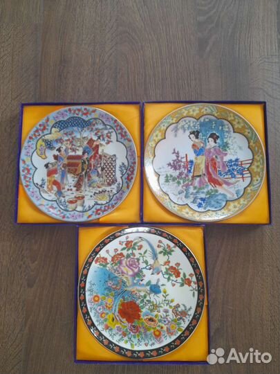 Настенная тарелка фарфор Китай
