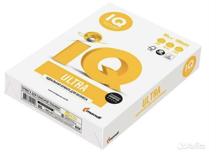 Премиальная офисная бумага А4 IQ ultra