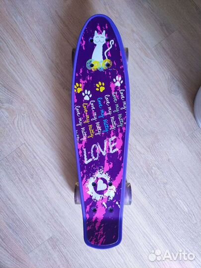 Скейтборд Veld Co светящийся