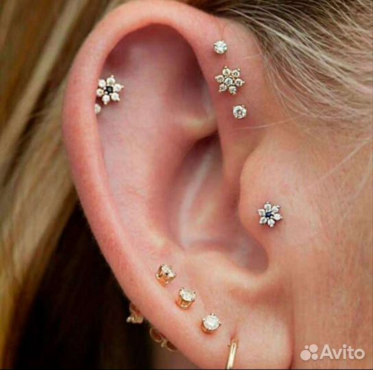 Пирсинг тела/прокол ушей