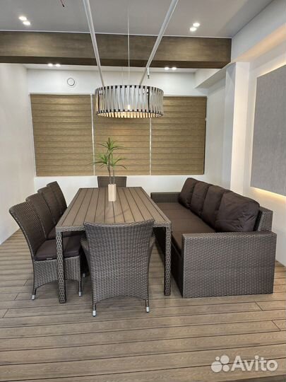 Плетеная садовая мебель из ротанга