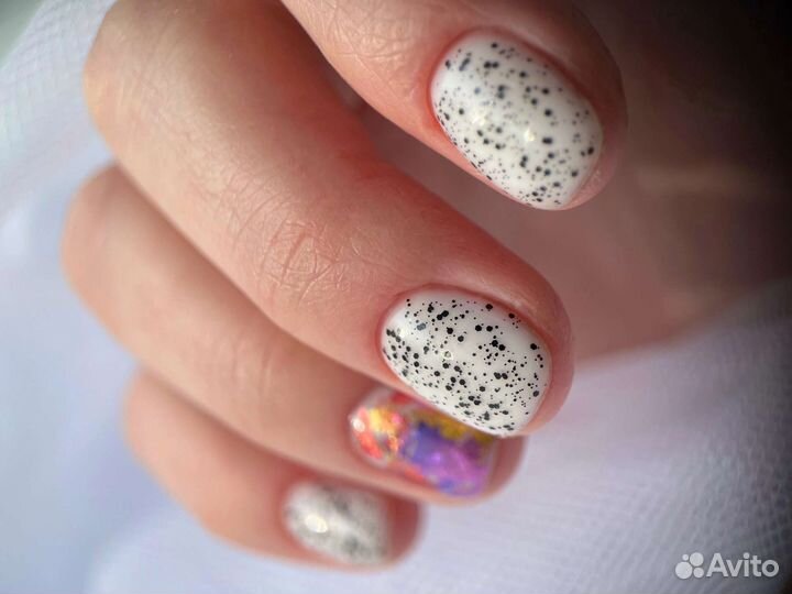 Маникюр с покрытием гель лаком в салоне