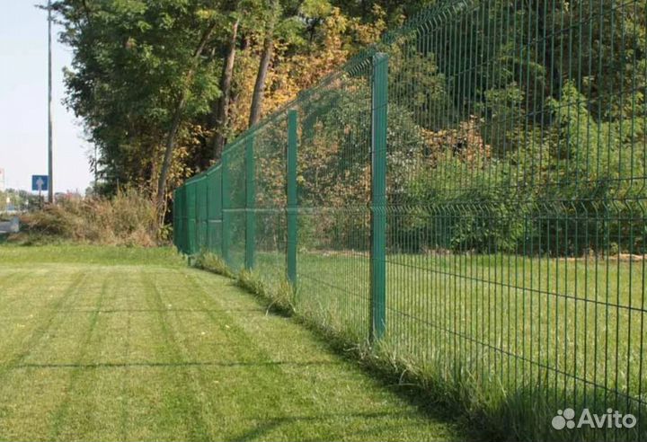 Забор из 3D сетки 40 метров