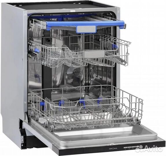 Посудомоечная машина Krona kaskata 60 BI, 60см, встраиваемая, 14 комплектов