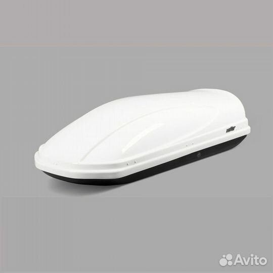 Бокс на крышу Koffer А-430 белый глянцевый