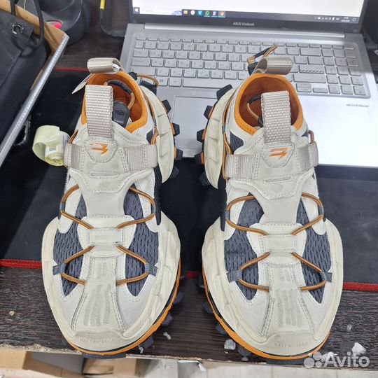 Balenciaga Hike Sneaker Beige Orange