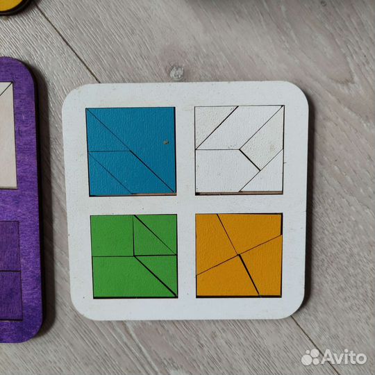 Квадраты Никитина 1,2,3 уровень+бусы