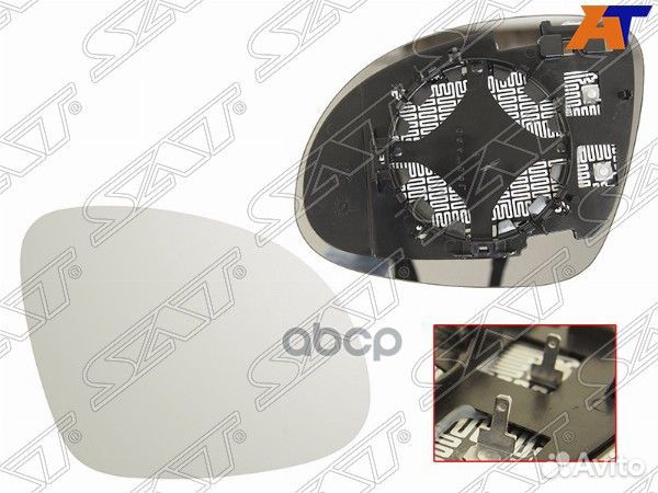 Полотно зеркала VW tiguan 07-16/skoda yeti 09-1