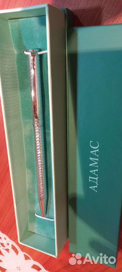 Ручка шариковая серебро