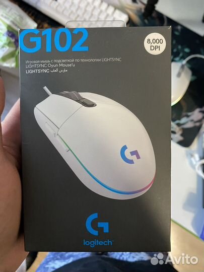 Игровая мышь logitech g102