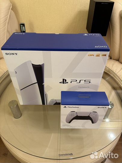 PlayStation 5 Slim с диском + Геймпад DualSense