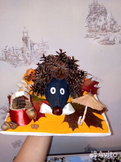 Поделка осенняя Ёжик