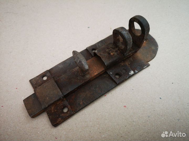 Старая задвижка, засов на дверь, калитку СССР