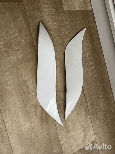 Ресницы на фары toyota corolla 120