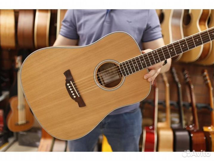 Crafter D-7/nс акустическая гитара с чехлом