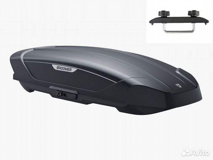 Автобокс Broomer Venture L черный матовый