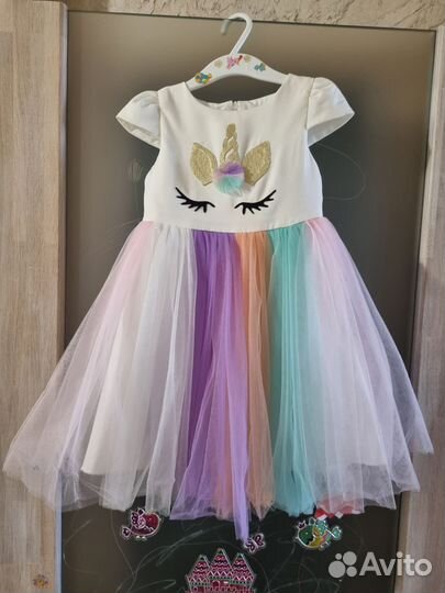Платье для девочки праздничное, 98 размер