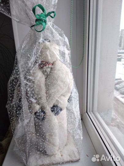 Дед Мороз СССР 50-60х годов из ваты