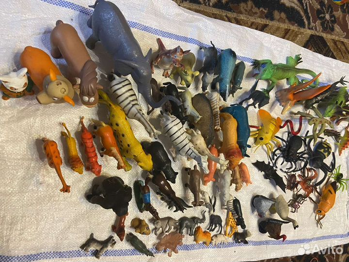 Игрушки фигурки животных