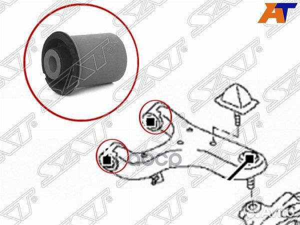 Сайлентблок (Z62 в зад. ниж. рычаг) ST545601LB0