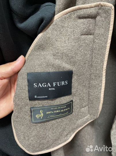 Пальто из альпака