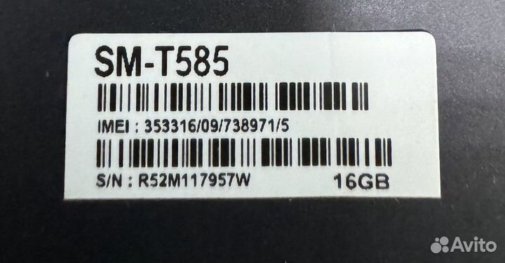 Samsung Galaxy Tab A 10.1 SM-T585 (2016)