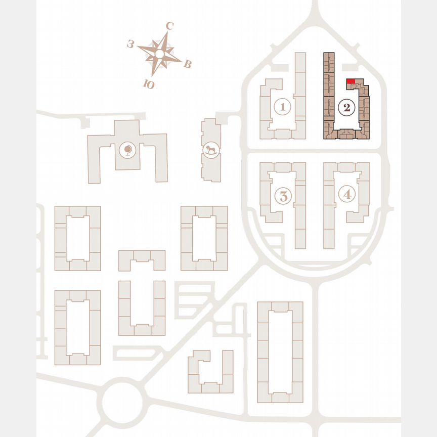 3-к. квартира, 75 м², 2/4 эт.