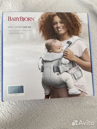 Эргорюкзак BabyBjorn One Air Mesh slate blue