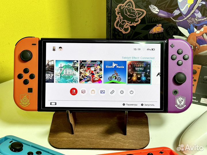 Прошитый Nintendo Switch Oled, идеальное состояние