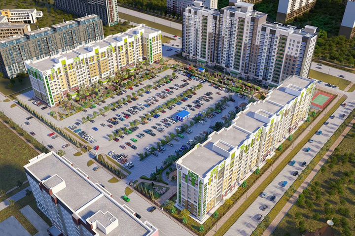 1-к. квартира, 46,2 м², 13/17 эт.