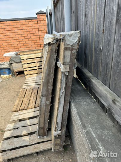 Ворота гаражные металлические бу