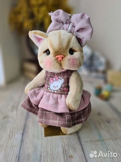 Мягкая игрушка. Солнечный котик