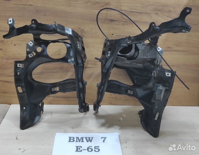 Передняя кузовная часть под фары BMW-7 Е65, 2008г