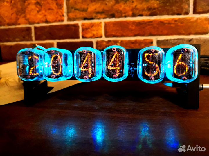 Часы на газоразрядных лампах ин-12