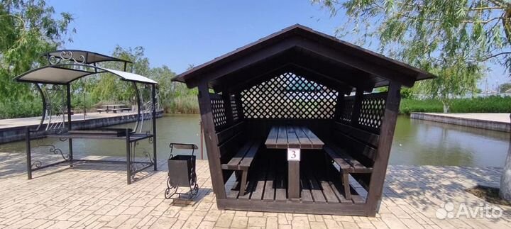 База отдыха, горячий бассейн, рыбалка