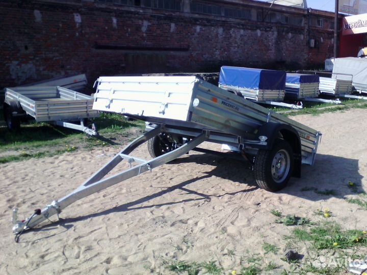 Прицеп усиленный, оцинк. для легкогово авто