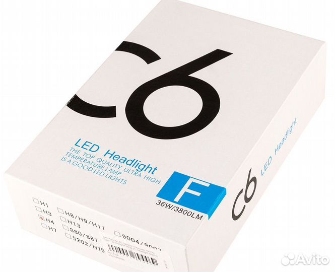 LED лампы h4