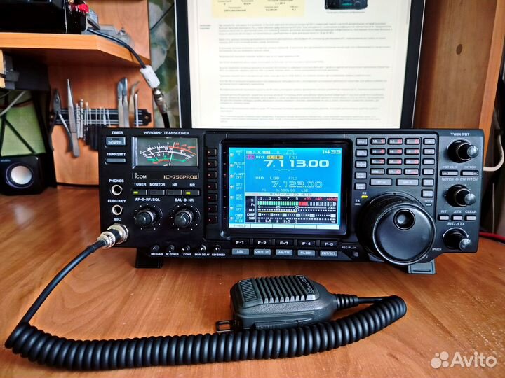 Кв трансивер icom-756pro2