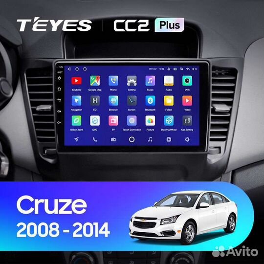 Магнитола Chevrolet Cruze 2008-2014 Teyes