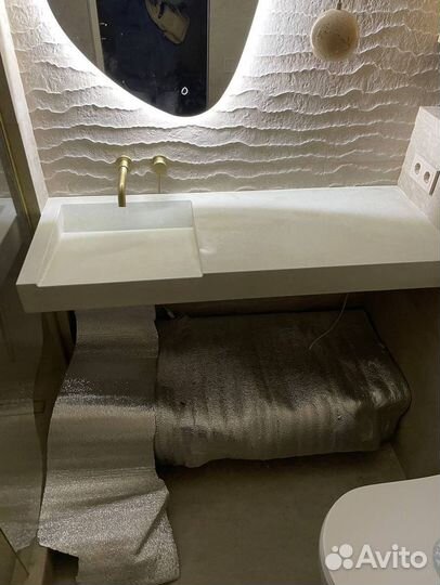 Раковина из бетона под заказ с доставкой