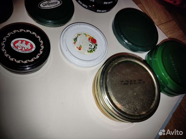 Крышки для банок винтовые разных размеров