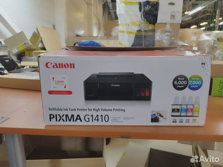 Принтер струйный canon pixma G1410 (2314C009) k3