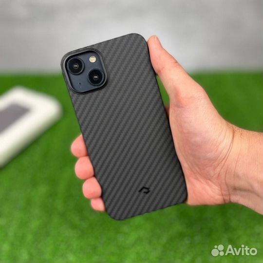 Чехол Pitaka для iPhone 14 - Черный - 1500D