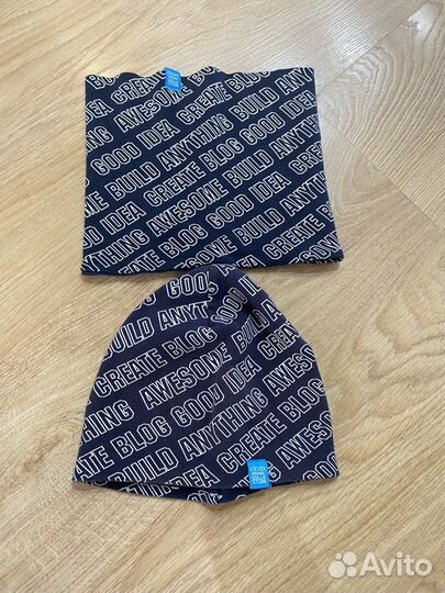 Комплект шапка и снуд