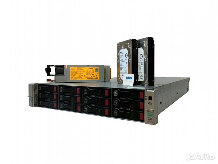 Сервер HP DL380 Gen9 12LFF 2x E5-2697v4 256GB